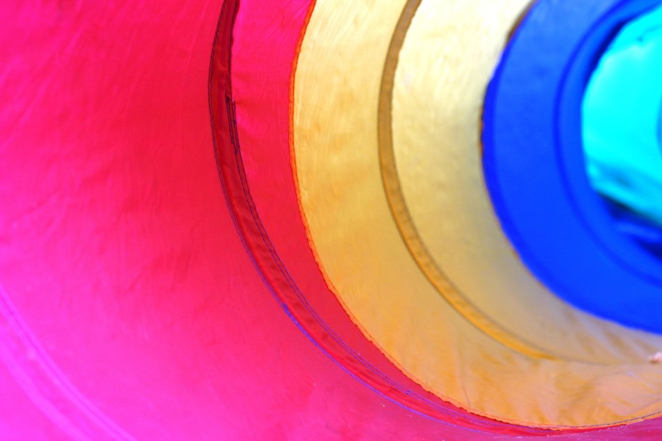 Color Tunnel Pipe Structure