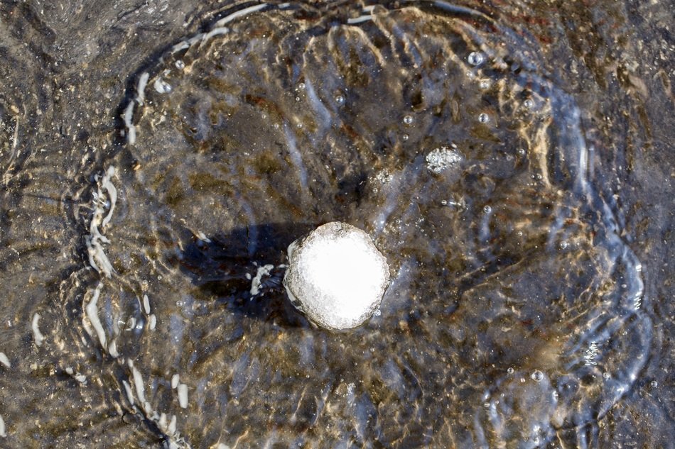 Snow Ball Splash Puddle Water