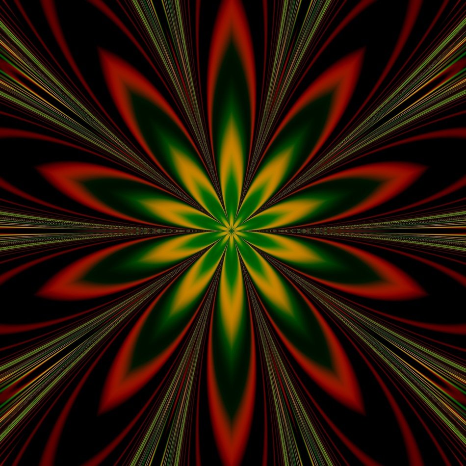 wallpaper with graphic flower