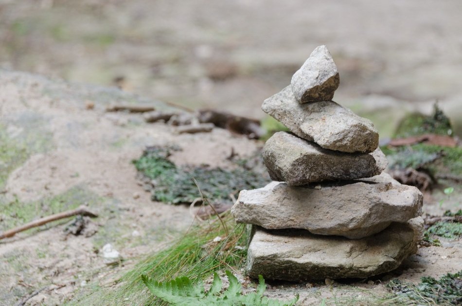 Stone Stack Background Image