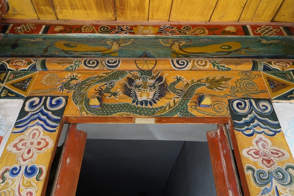 Temple Zhangye Door Trim Pattern
