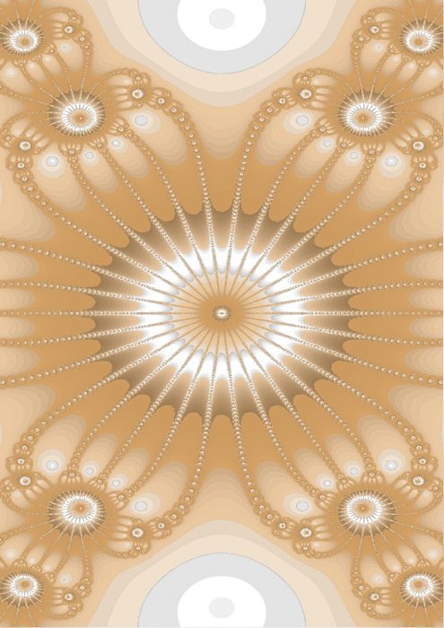 Fractal Background Brown