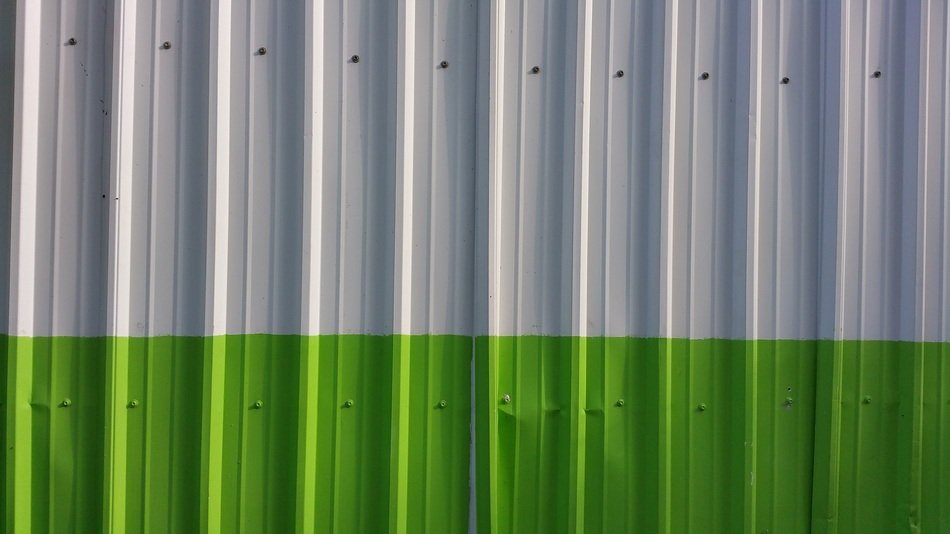 Background Metal Green Fence