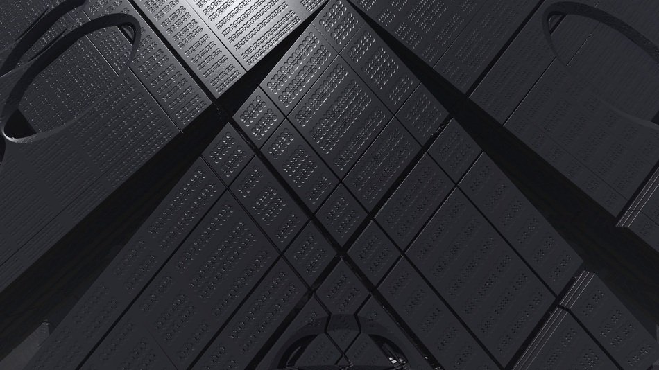 Fractal Grey Gray Dark Metal