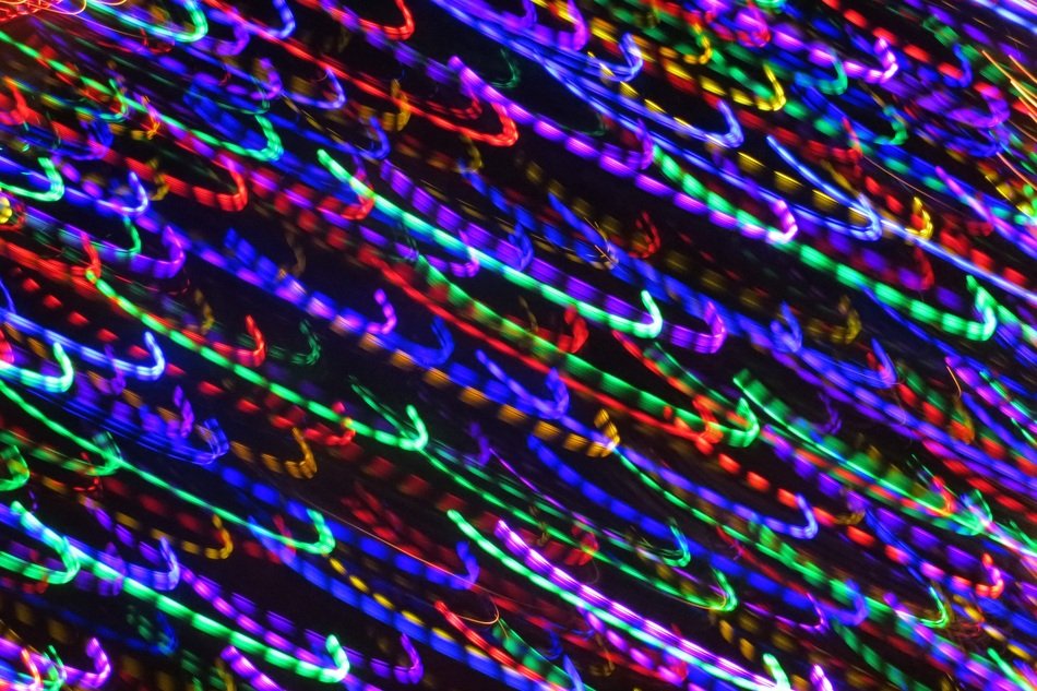 Multicolor Red Blue Green