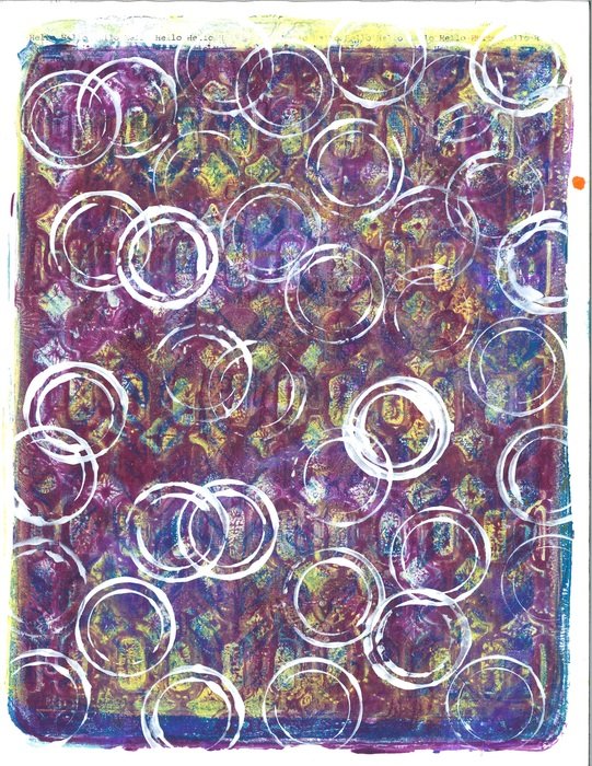 Background Circles Purple