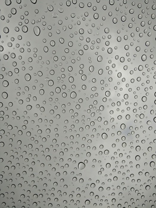 Rain Drip Disc Glass Texture