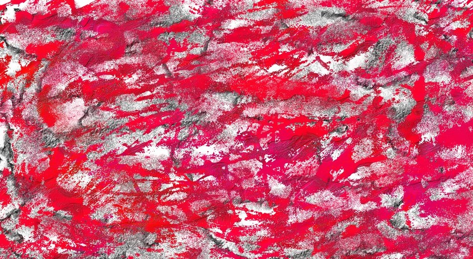 light gray background with red texture