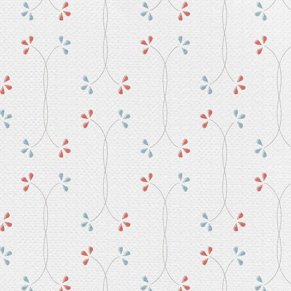 Background Flower Red Blue