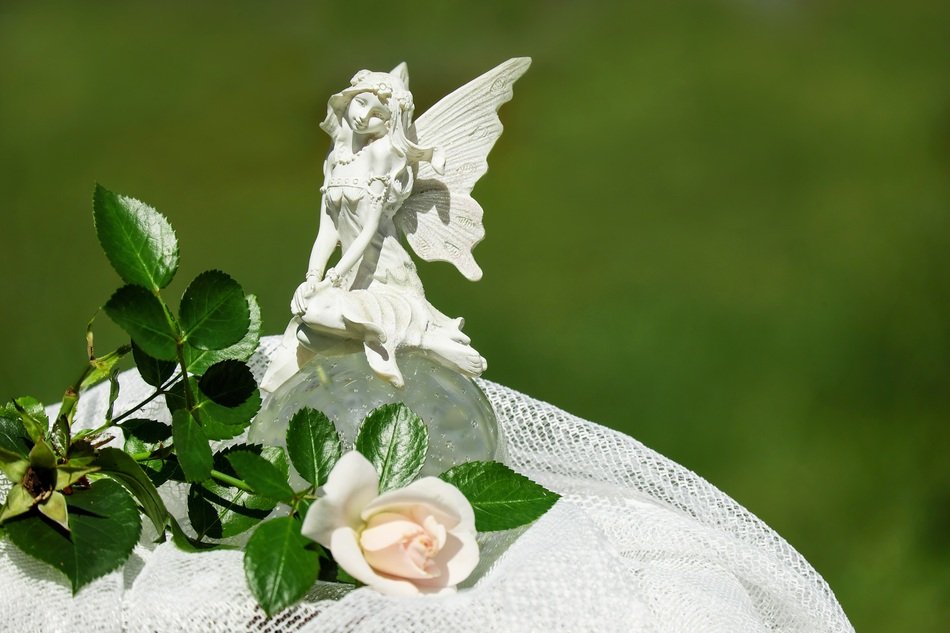 figure of romantic mythical woman