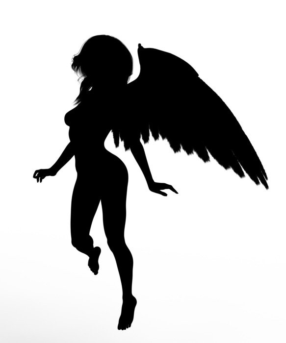 Silhouette of Eleven clipart