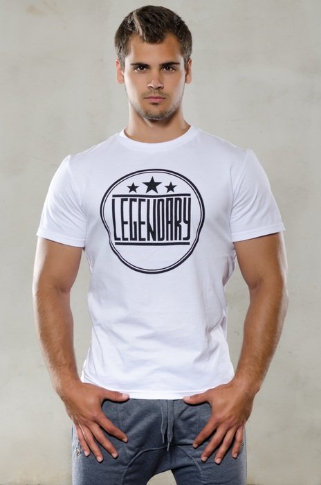 man in logo shirt