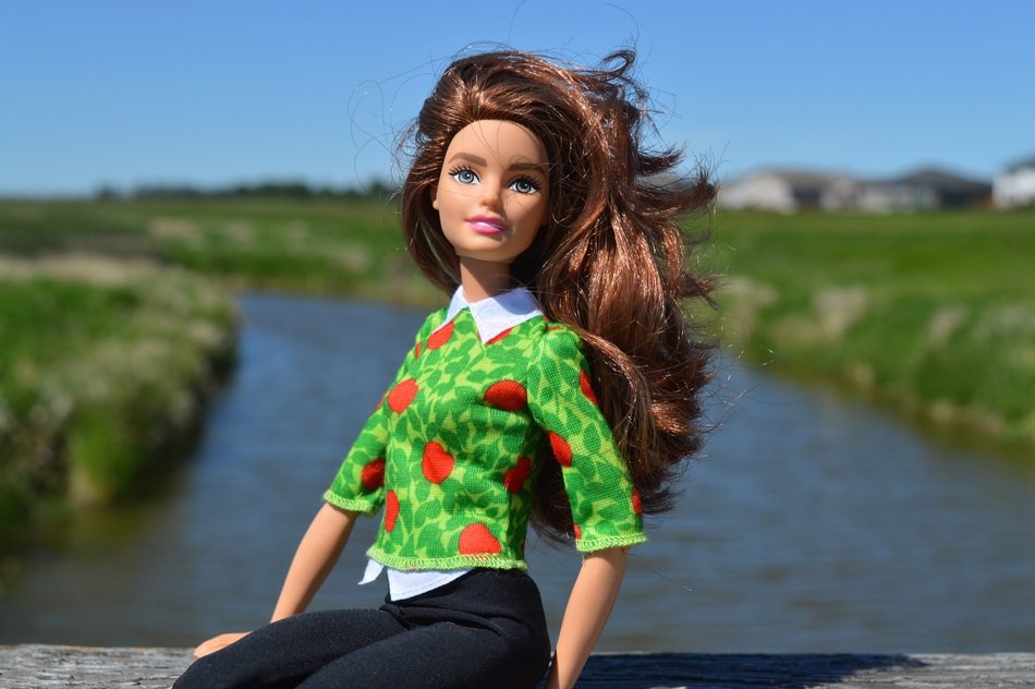 Barbie Doll by the river