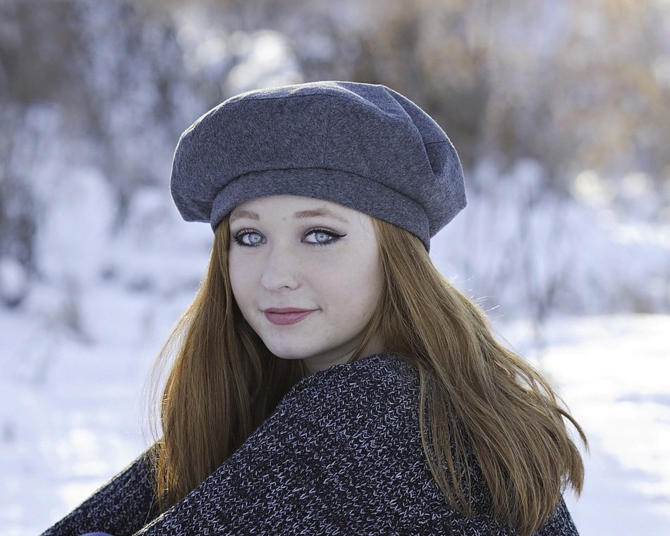 Portrait of the model girl