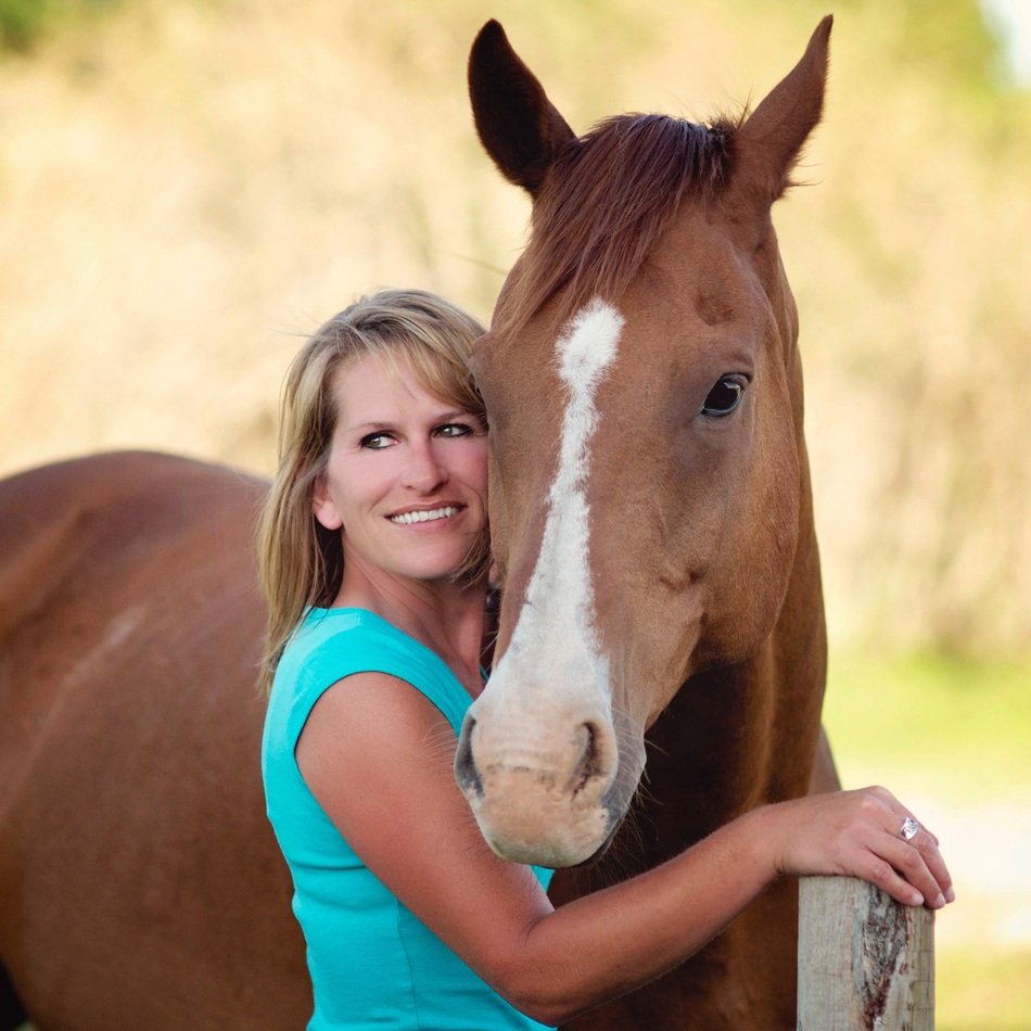 Woman with the equine