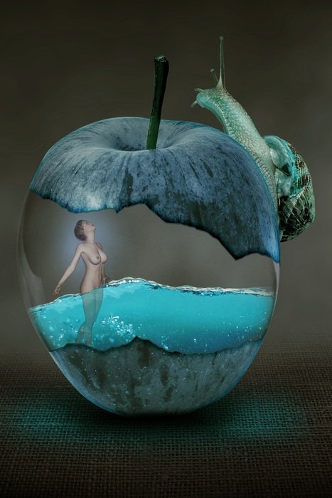 pickled girl in a fabulous apple
