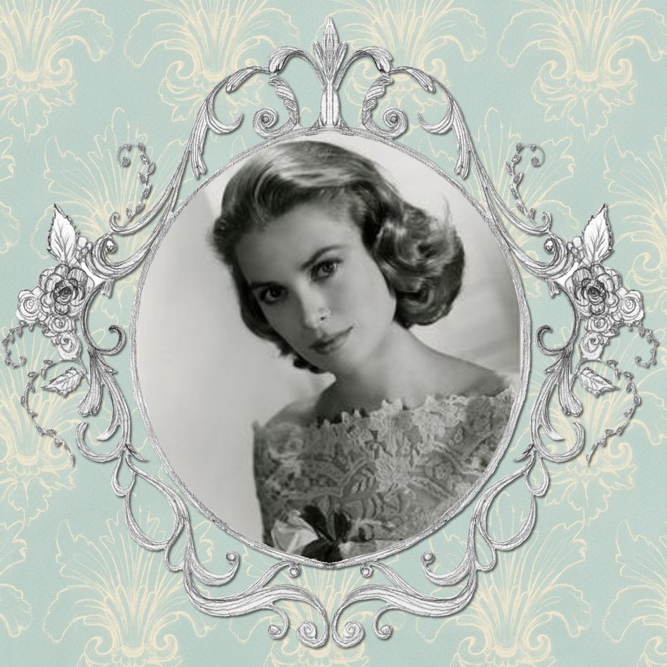 portrait of a young woman in a frame