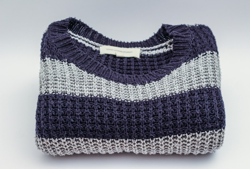 two-tone sweater