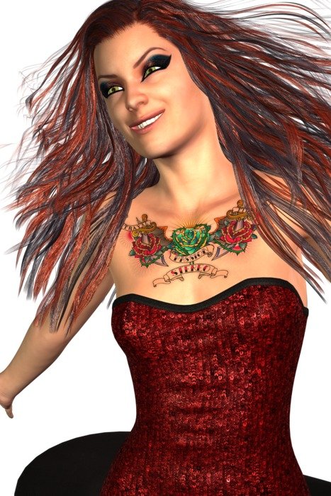 picture of happy beautiful young woman