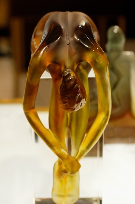 Crystal woman figure