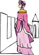 the image of the princess at the castle