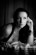 romantic portrait of a woman