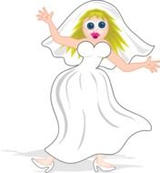 Bride Cartoon drawing