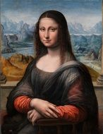 nice mona lisa portrait painted by leonardo de vinci