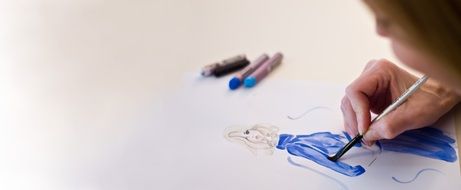 designer drawing sketch
