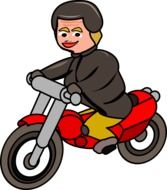 Ä°llustration of Biker