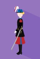 Soldier Woman drawing