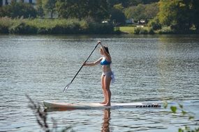 girl on the water Board