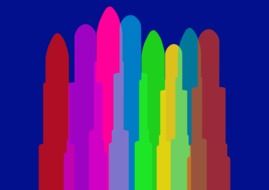Lipstick Cosmetics drawing