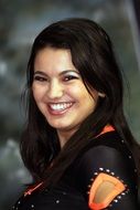 picture of the smiling female
