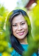 portrait of a young Vietnamese woman