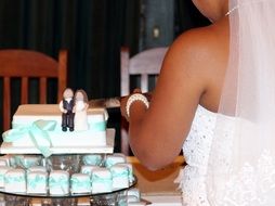 Wedding Cake and Bride