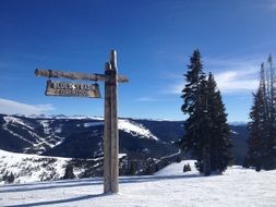 ski resort on a clear day