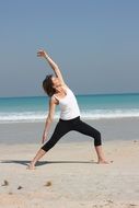 Yoga on Beach