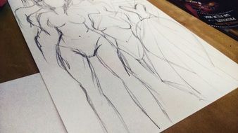 Body Pencil Drawing