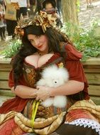 Colorful Medieval Beauty Women