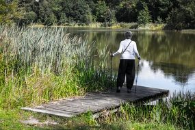 Woman at the Lake