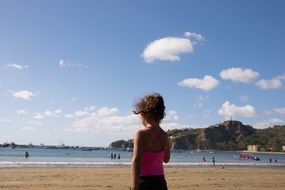 small girl on the Beach