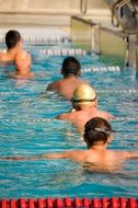 man Swimming In the Pool