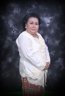 portrait of a woman in indonesia