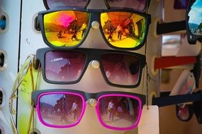 sunglasses in the store