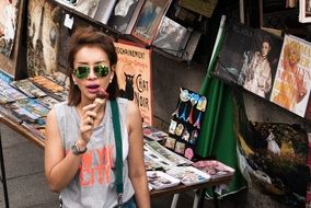 girl eating ice cream