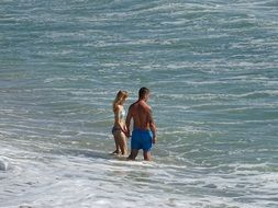 picture of the couple on a sea