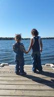 Girls on Lake
