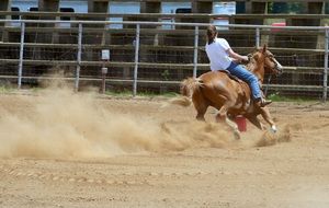 woman on horseback like amazon