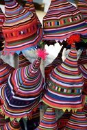 colorful Etnic Hats, Hugary, Budapest